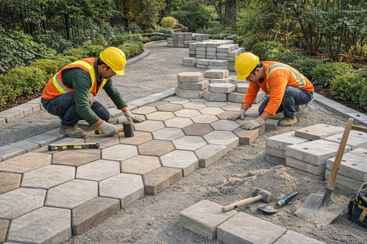 Pemasangan Paving